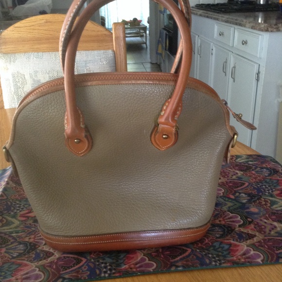 Vtg Dooney & Bourke Domed Satchel - Picture 3 of 7